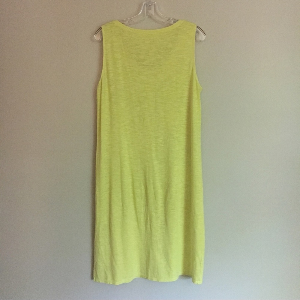 Eileen Fisher Hemp Twist Henley Tank Dress - Picture 7 of 8